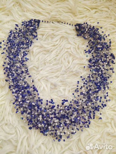 Колье воздушное из бисера