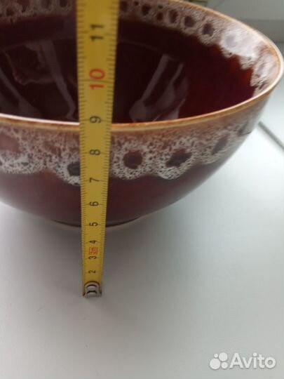 Большая пиала Глазурь керамика СССР