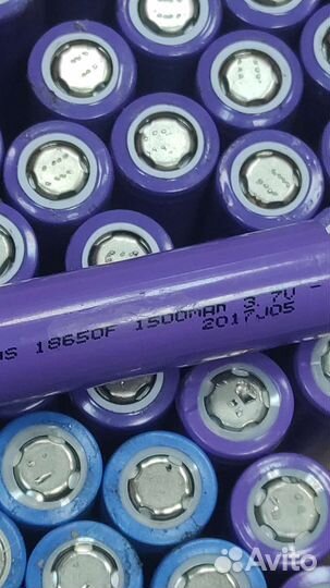 Аккумулятор 18650 Li ion Samsung Lg