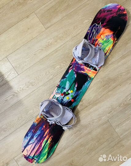 Сноуборд GNU B-Nice с креплением Rosa