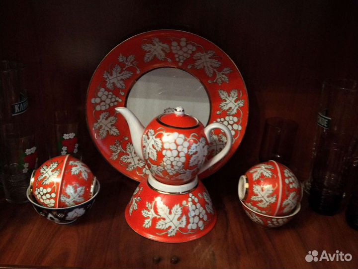 Чайный сервиз фарфор с фабричным клеймом