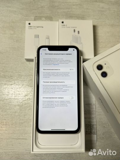 iPhone 11 128gb Акб 91% sim/esim