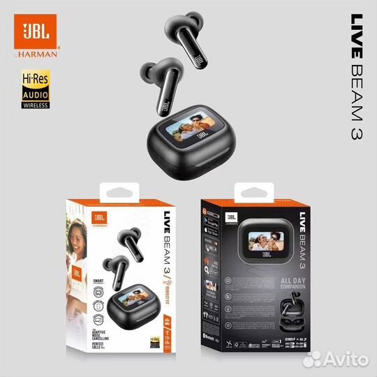 Беспроводные наушники с экраном JBL Live Beam 3