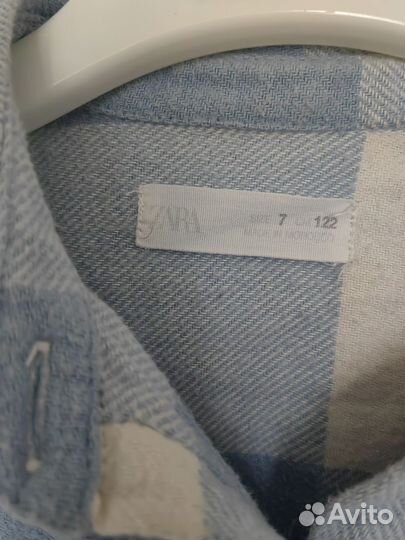 Рубашка zara для девочки 122