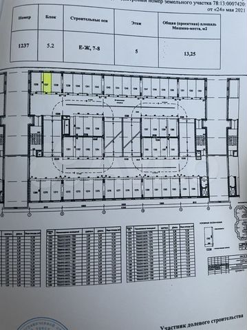 Машиноместо, 13 м²