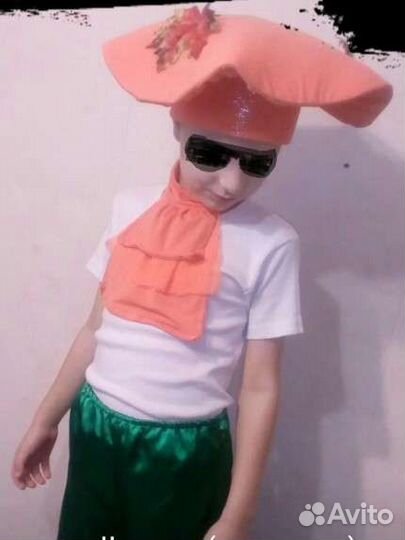 Костюм гриб Боровик рыжик лисичка мухомор