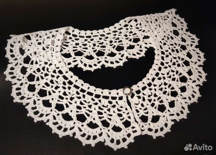 Белоснежные ажурные воротнички