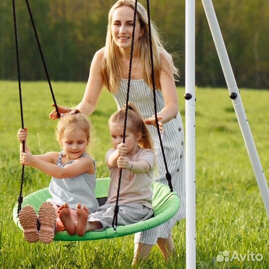 Качели-гнездо 100х100х180 см, нагрузка 150кг