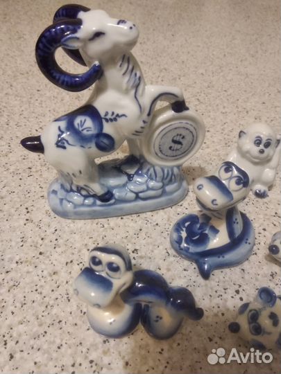 Фигурки Гжель,набором