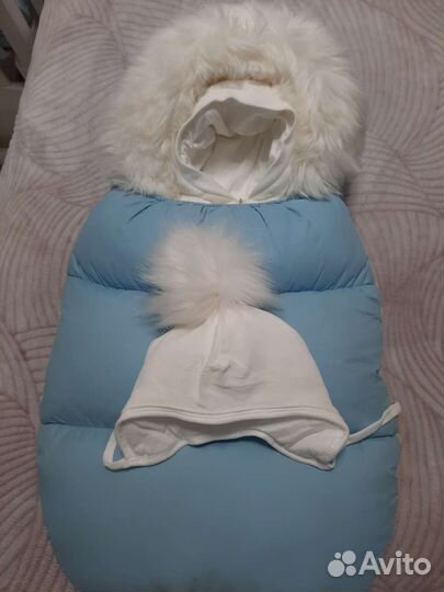 Конверт зимний в коляску, на выписку