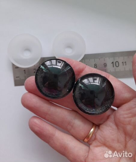 Глазки для игрушки 1 пара 30 мм