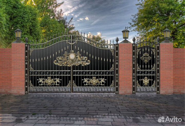 Ворота. Каслинское литье