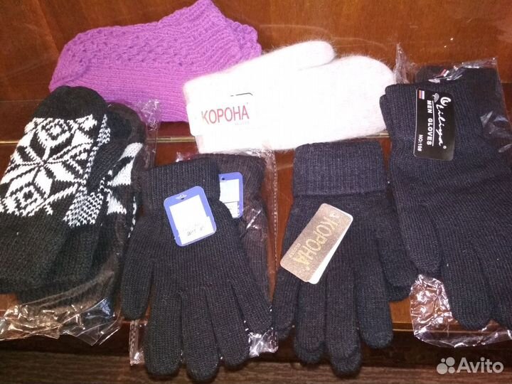 Новые Варежки Перчатки Носки