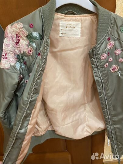 Куртка бомбер для девочки