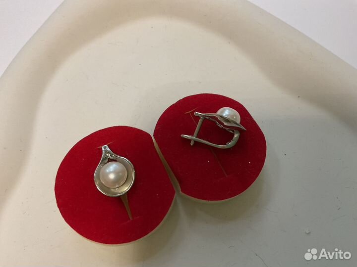 Серьги с жемчугом