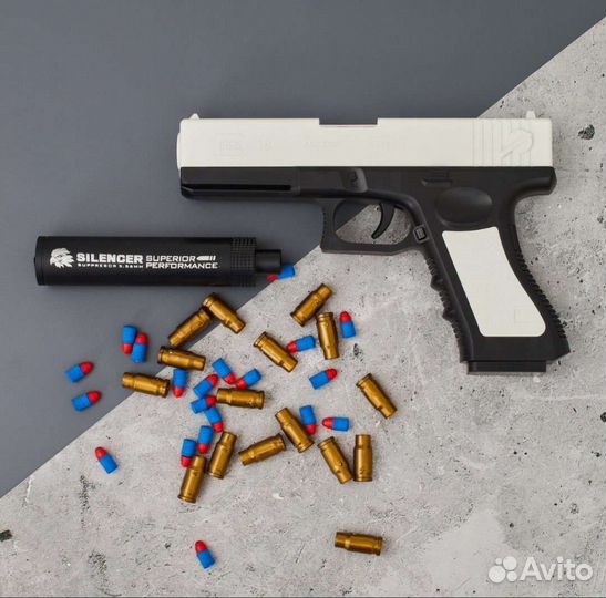 Пистолет игрушечный Glock 18