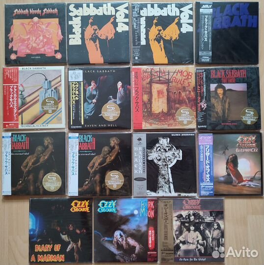 Black Sabbath & Ozzy - Mini Lp CD (новые)