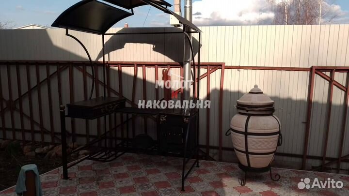 Мангал в стиле лофт