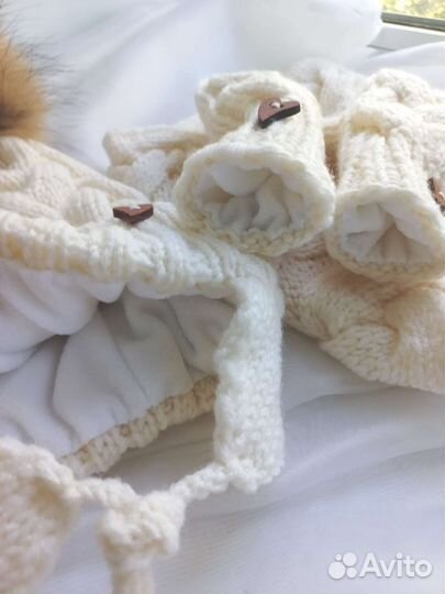 Шапка, снуд, варежки