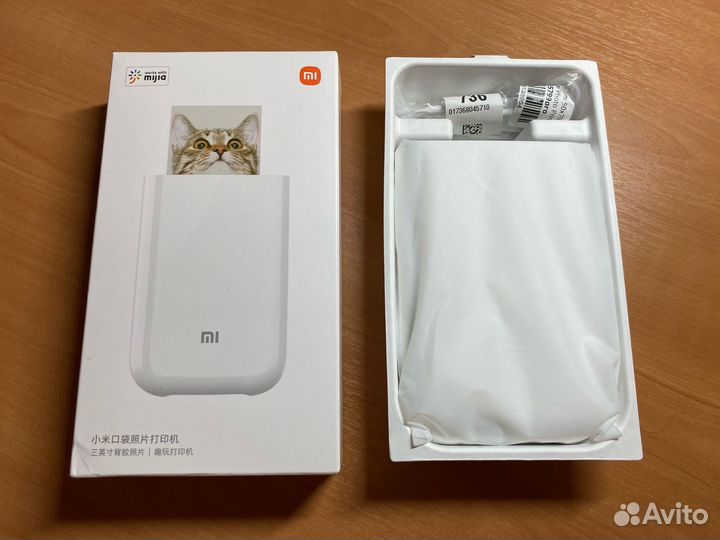 Портатив. принтер с термопеч. Xiaomi Mijia AR zink