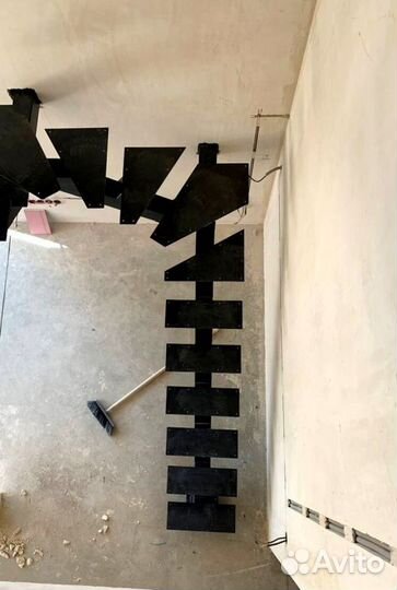 Облицовка бетонных лестниц