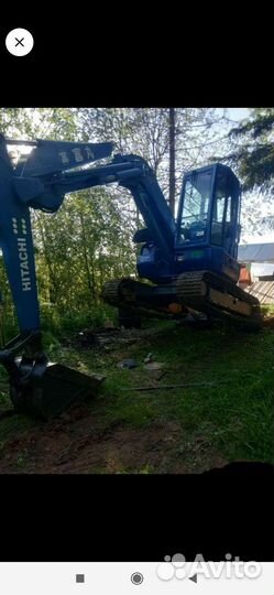 Мини - экскаватор гусеничный Hitachi EX55UR