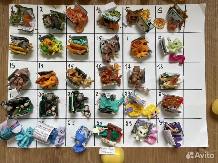 Киндер сюрприз, серии до 2020 г