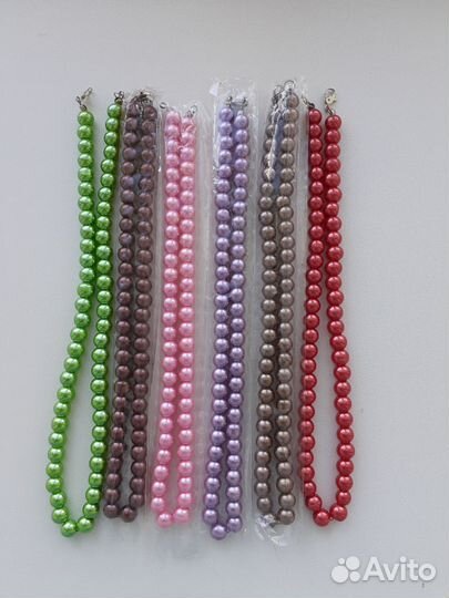 Бусы пластиковые(набор)