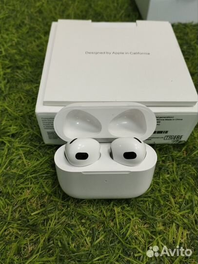 Беспроводные наушники AirPods 3, белые, репл