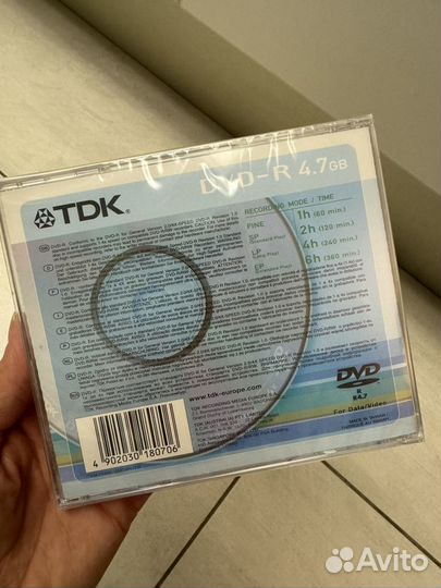 Диски TDK болванки DVD-R новые