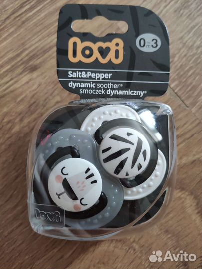 Пустышка lovi Salt Pepper динамическая с 0 месяцев
