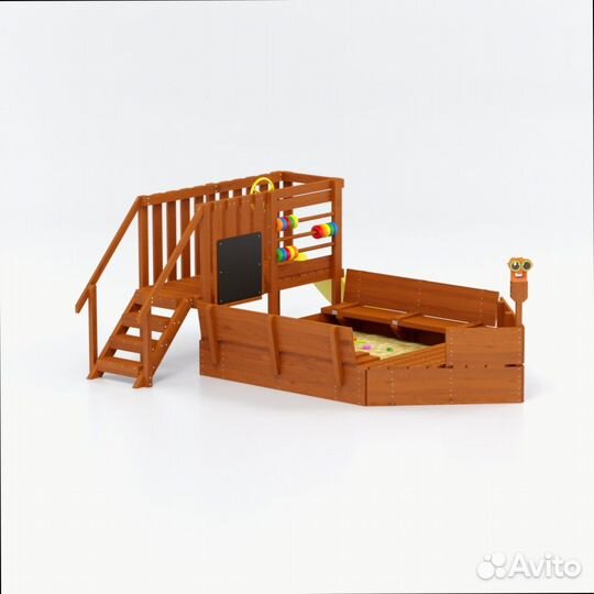 Игровая площадка Песочный дворик 4 с доставкой