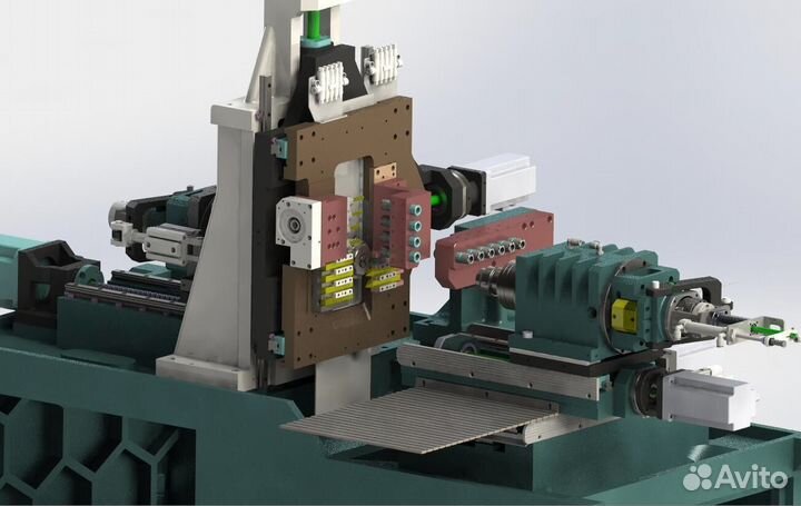 Автомат продольного точения c противошпинделем jsw