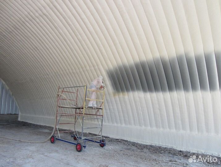 Утеплитель пенополиуретан для складов ангаров