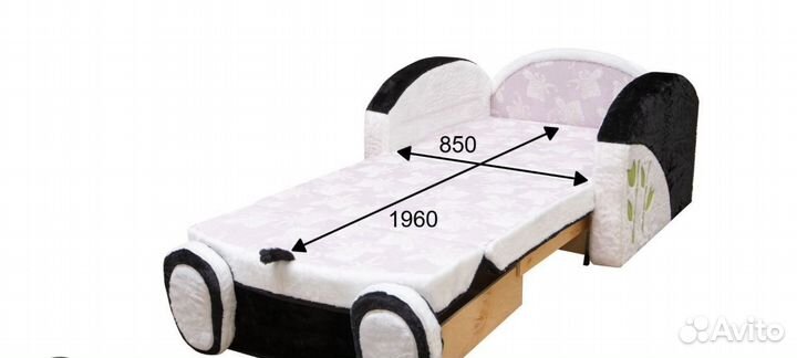 Панда кровать