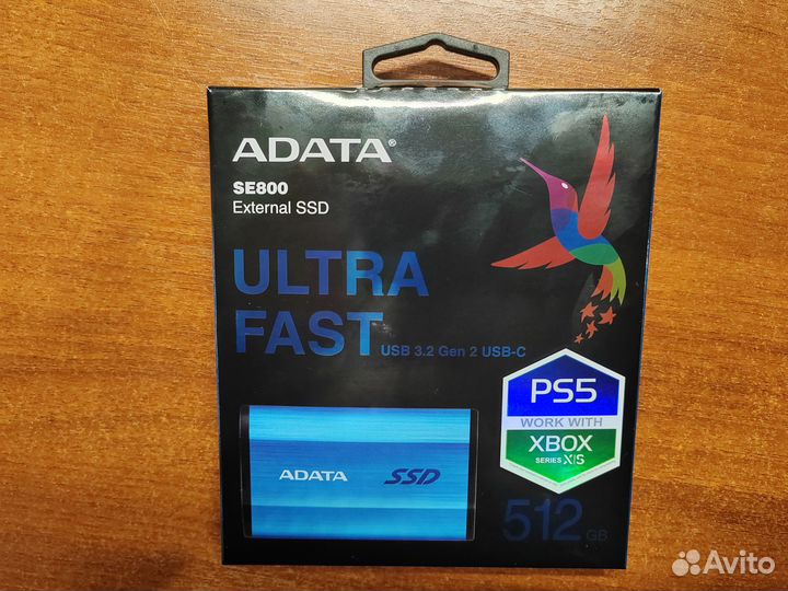 Внешний жесткий диск ssd новый