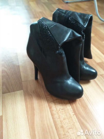 Сапоги натуральная кожа демисезонные