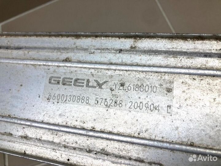 Радиатор интеркулера Geely Tugella I (2019—2023)