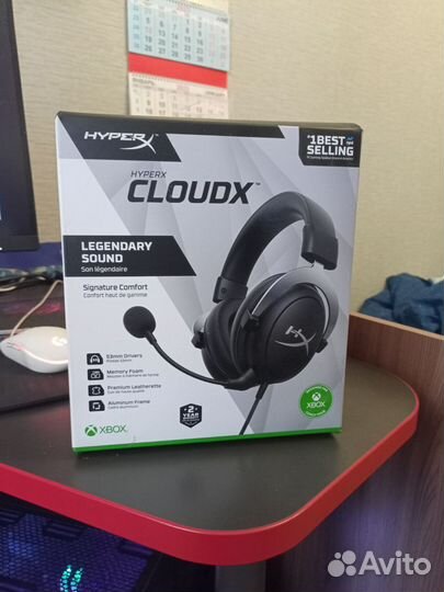Игровые наушники hyperx cloudX