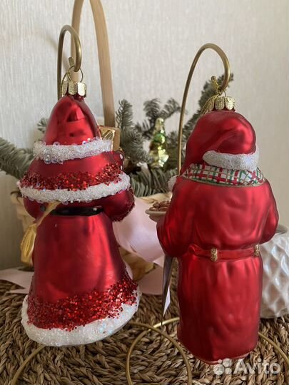 Елочные игрушки Дед Мороз/ Санта Клаус