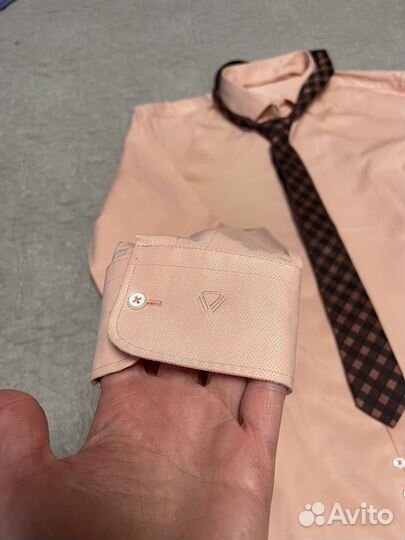 Рубашка для мальчика с галстуком