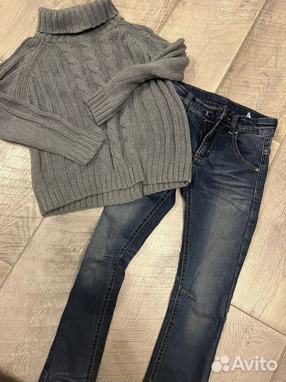 Джинсы и свитер pomp de lux 116
