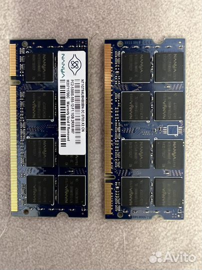 Оперативная память для ноутбука ddr2 1GB