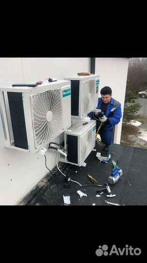 Демонтаж Монтаж Кондиционеров Закладка трасс