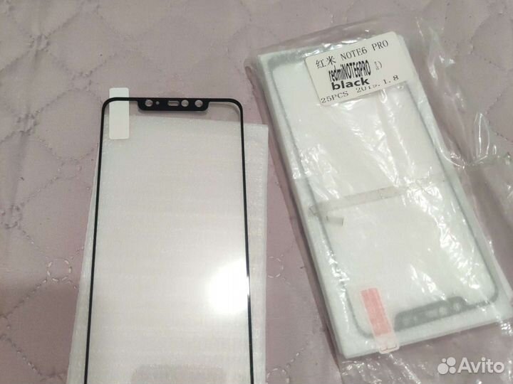 Защитное стекло xiaomi redmi note 6pro