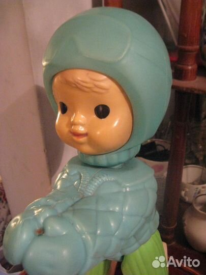 Редкая игрушка лыжник л смаргон СССР