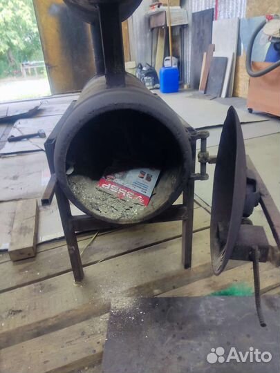 Печка буржуйка в гараж