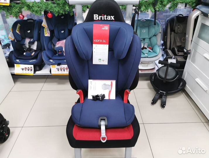Britax Roemer Kidfix SL, 15-36 кг Black Series Moo