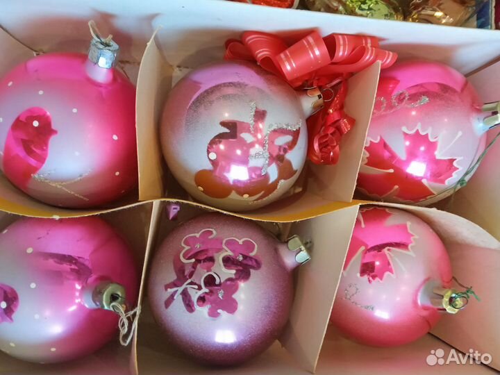 Елочные игрушки СССР одним лотом