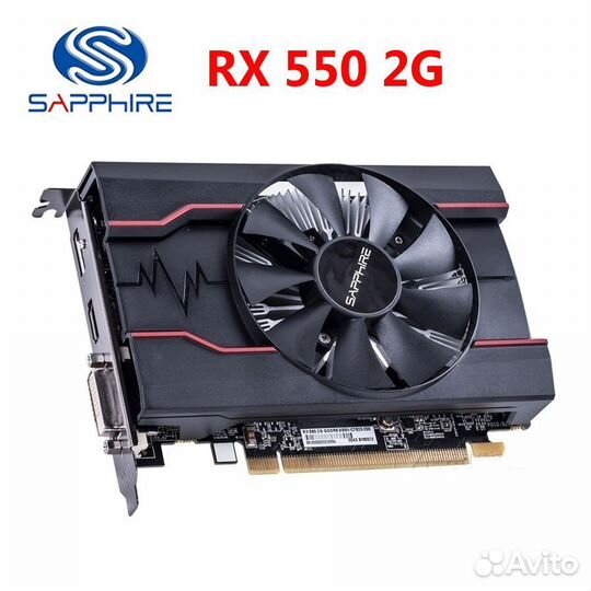 Видеокарта rx550 2gb